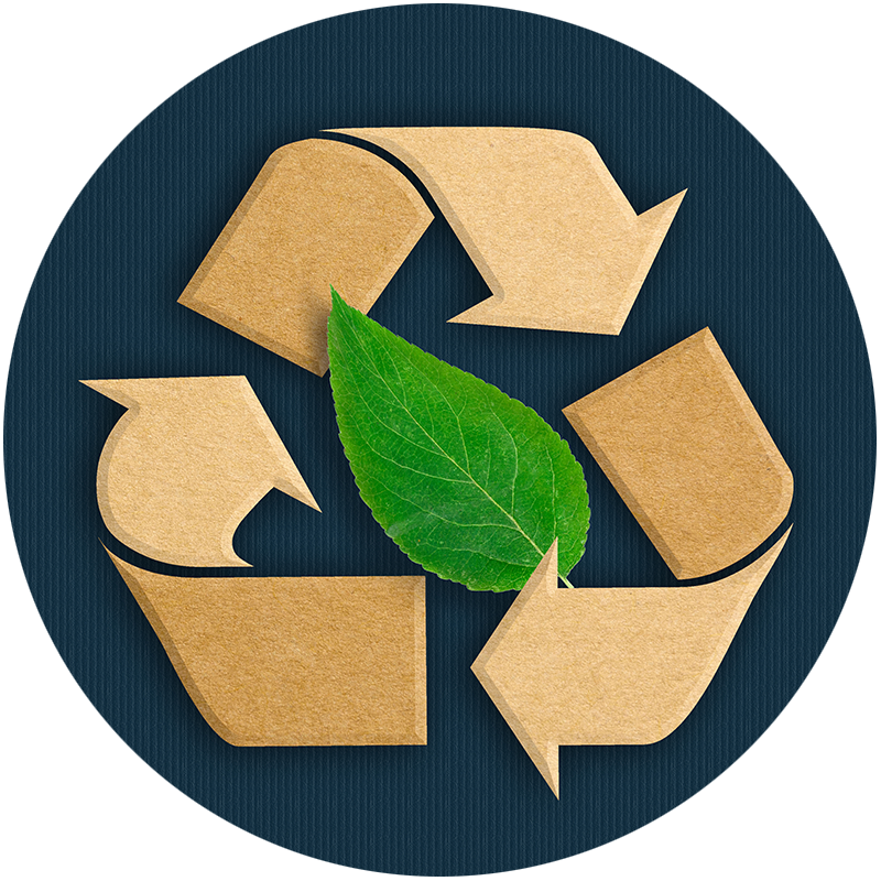 recycle-logo-from-recycled-cardboard-with-natural-green-leaf copy